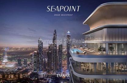 Apartment - 1 Bedroom - 1 Bathroom for sale in Seapoint Tower 2 - Seapoint - Emaar Beachfront - Dubai Harbour - Dubai