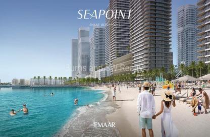 Apartment - 1 Bedroom - 1 Bathroom for sale in Seapoint Tower 2 - Seapoint - Emaar Beachfront - Dubai Harbour - Dubai