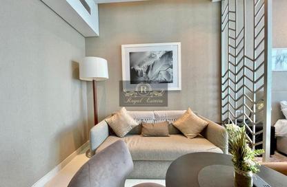 Apartment - Studio - 1 Bathroom for rent in Damac Maison Prive B - Damac Maison Prive - Business Bay - Dubai