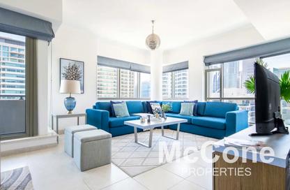 Apartment - 1 - 1 for rent in Al Majara 2 - Al Majara Towers - Dubai Marina - Dubai