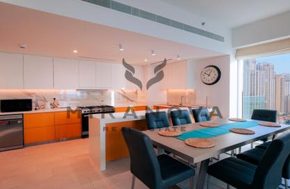 Apartment - 3 - 3 for rent in La Vie - Jumeirah Beach Residence - Dubai