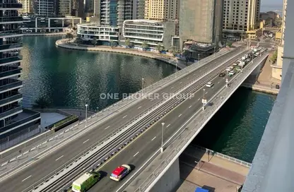 شقة - 2 غرف نوم - 2 حمامات للايجار في برج B  - مارينا فيو - مارينا فيو - دبي مارينا - دبي