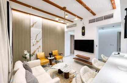 Apartment - 1 - 2 for rent in Cricket Tower - Dubai Sports City - Dubai