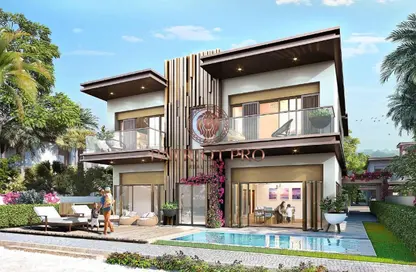 Townhouse - 4 Bedrooms - 5 Bathrooms for sale in Nice - Damac Lagoons - Dubai