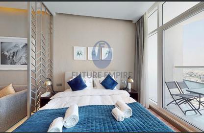 Apartment - Studio - 1 Bathroom for rent in Damac Maison Prive B - Damac Maison Prive - Business Bay - Dubai