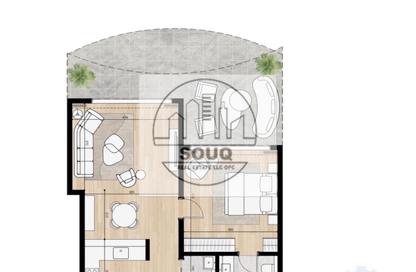 Apartment - 1 - 2 for sale in Miraggio - Al Marjan Island - Ras Al Khaimah