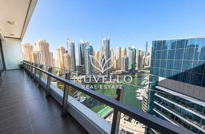 Apartment - 2 Bedrooms - 3 Bathrooms for rent in Silverene Tower A - Silverene - Dubai Marina - Dubai