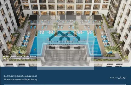 شقة - غرفة نوم - 2 حمامات للبيع في مساكن كورنيش عجمان - طريق كورنيش عجمان - عجمان