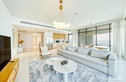 Apartment - 3 - 3 for rent in Beach Vista Tower 1 - Beach Vista - Emaar Beachfront - Dubai Harbour - Dubai