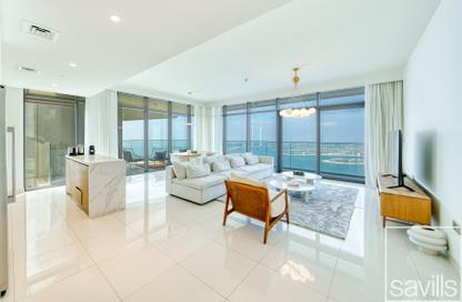 Apartment - 3 - 3 for rent in Beach Vista Tower 1 - Beach Vista - Emaar Beachfront - Dubai Harbour - Dubai