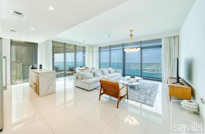 Apartment - 3 - 3 for rent in Beach Vista Tower 1 - Beach Vista - Emaar Beachfront - Dubai Harbour - Dubai