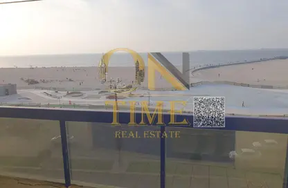 شقة - غرفة نوم - 1 حمام للايجار في مساكن كورنيش عجمان - طريق كورنيش عجمان - عجمان