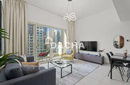 Apartment - 1 Bedroom - 2 Bathrooms for rent in Marina View Tower A - Marina View - Dubai Marina - Dubai