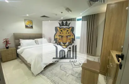 Apartment - 1 Bedroom - 2 Bathrooms for rent in Ajman Corniche Residences - Ajman Corniche Road - Ajman