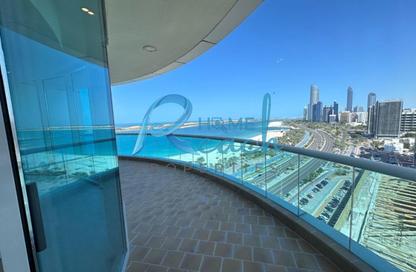 Duplex - 3 Bedrooms - 4 Bathrooms for rent in Bel Ghailam Tower - Corniche Road - Abu Dhabi