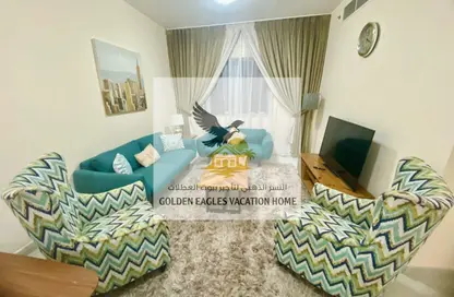 Apartment - 1 Bedroom - 2 Bathrooms for rent in New Al Taawun Road - Al Taawun - Sharjah