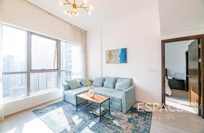 Apartment - 1 Bedroom - 2 Bathrooms for rent in Bay Central Tower West - Bay Central - Dubai Marina - Dubai