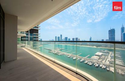 Apartment - 3 Bedrooms - 3 Bathrooms for rent in Marina Vista Tower 2 - Marina Vista - Emaar Beachfront - Dubai Harbour - Dubai
