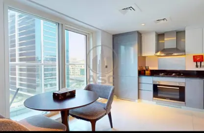 Apartment - Studio - 1 Bathroom for rent in Damac Maison Prive B - Damac Maison Prive - Business Bay - Dubai