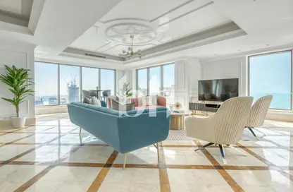 Apartment - 4 Bedrooms - 5 Bathrooms for rent in Rimal 3 - Rimal - Jumeirah Beach Residence - Dubai