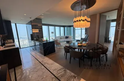 Apartment - 2 Bedrooms - 3 Bathrooms for rent in One Za'abeel Tower - Zabeel 1 - Zabeel - Dubai Apartment - 2 Bedrooms - 3 Bathrooms for rent in One Za'abeel Tower - Zabeel 1 - Zabeel - Dubai