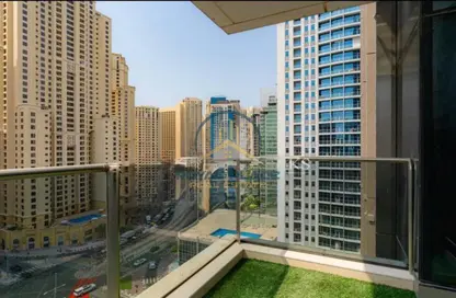 شقة - 2 غرف نوم - 3 حمامات للايجار في برج التألق 1 - أبراج البريق - دبي مارينا - دبي