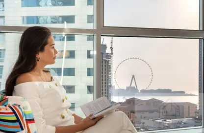 Apartment - 1 Bedroom - 2 Bathrooms for rent in Skyview Tower - Dubai Marina - Dubai