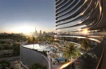 Apartment - 1 Bedroom - 2 Bathrooms for sale in Binghatti Skyflame 2 - Binghatti Skyflame - Majan - Dubai Land - Dubai