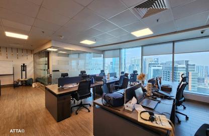 Office Space - Studio - 3 Bathrooms for rent in The Prime Tower - Business Bay - Dubai