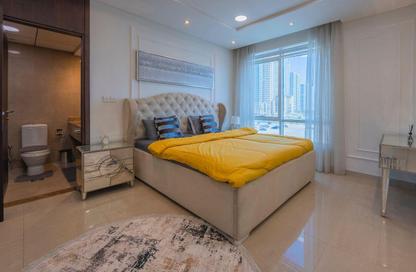 Apartment - 1 Bedroom - 2 Bathrooms for rent in Beach Tower 1 - Al Khan Lagoon - Al Khan - Sharjah