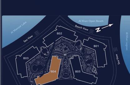 Apartment - 1 - 2 for sale in Al Khan Lagoon - Al Khan - Sharjah