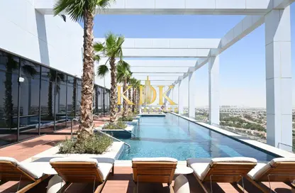 Apartment - 1 Bathroom for rent in Vista by Prestige One - Dubai Sports City - Dubai