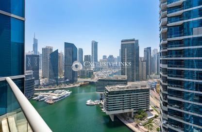 Apartment - 1 - 2 for rent in Bay Central Tower Central - Bay Central - Dubai Marina - Dubai