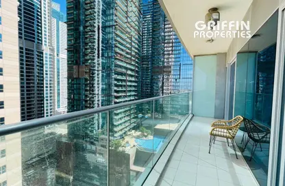 Apartment - 1 Bedroom - 2 Bathrooms for rent in Damac Heights - Dubai Marina - Dubai