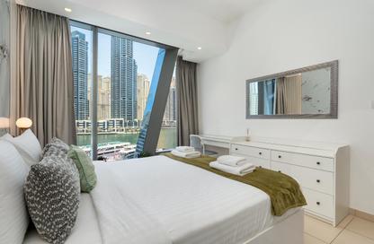 Apartment - 1 - 1 for rent in Silverene Tower B - Silverene - Dubai Marina - Dubai