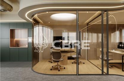 Office Space - Studio - 1 Bathroom for rent in Gold Tower (Au Tower) - JLT Cluster I - Jumeirah Lake Towers - Dubai