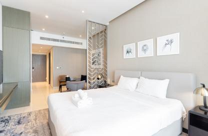 Apartment - Studio - 1 for rent in Damac Maison Prive B - Damac Maison Prive - Business Bay - Dubai
