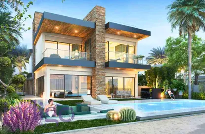 Townhouse - 4 Bedrooms - 5 Bathrooms for sale in Costa Brava 1 - Costa Brava at DAMAC Lagoons - Damac Lagoons - Dubai