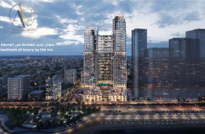 Apartment - Studio - 1 Bathroom for sale in Mawjan Tower - Ajman Corniche Road - Ajman Apartment - Studio - 1 Bathroom for sale in Mawjan Tower - Ajman Corniche Road - Ajman