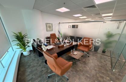 Office Space - Studio - 1 Bathroom for rent in The Prime Tower - Business Bay - Dubai