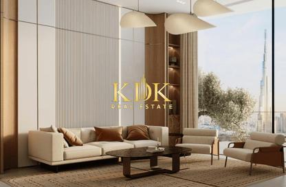 Apartment - 1 - 2 for sale in Binghatti Skyflame 2 - Binghatti Skyflame - Majan - Dubai