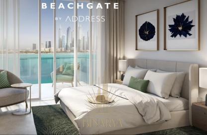 Apartment - 2 Bedrooms - 2 Bathrooms for sale in Beachgate by Address - Emaar Beachfront - Dubai Harbour - Dubai