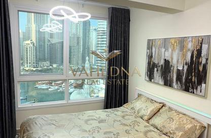 Apartment - 1 Bedroom - 2 Bathrooms for rent in Manchester Tower - Dubai Marina - Dubai