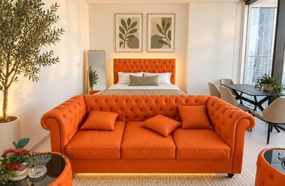 Apartment - Studio - 1 for rent in Marquise Square Tower - Business Bay - Dubai