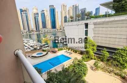 Apartment - 2 Bedrooms - 3 Bathrooms for rent in Marina Sail - Dubai Marina - Dubai