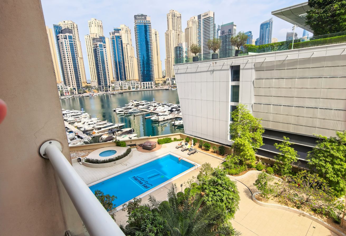 Pool & Sea View | Spacious Layout |  Near Metro