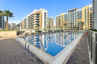 Apartment - Studio - 1 Bathroom for rent in Azizi Riviera 24 - Azizi Riviera - Meydan One - Meydan - Dubai