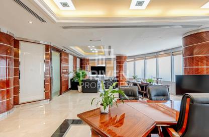 Office Space - Studio - 6 Bathrooms for rent in Almas Tower - Jumeirah Lake Towers - Dubai