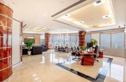 Office Space - Studio - 6 Bathrooms for rent in Almas Tower - Jumeirah Lake Towers - Dubai