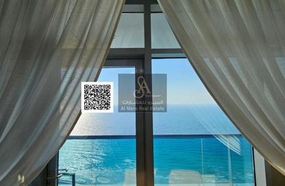 Apartment - 3 Bedrooms - 2 Bathrooms for rent in Corniche Tower - Ajman Corniche Road - Ajman